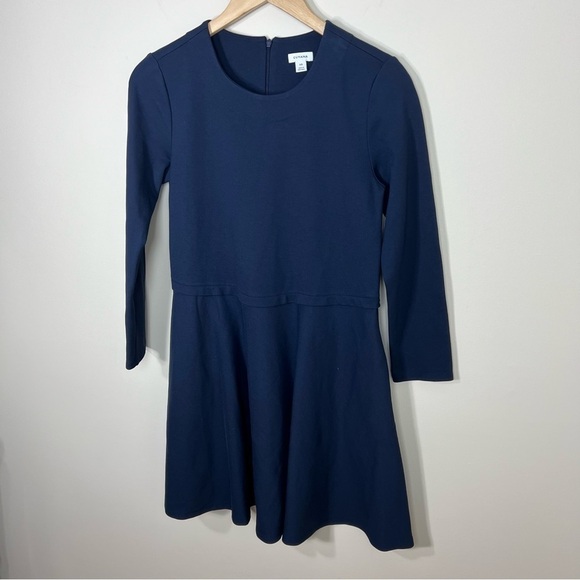 Cuyana‎ Ponte Long Sleeve Dress in Navy - Picture 5 of 15
